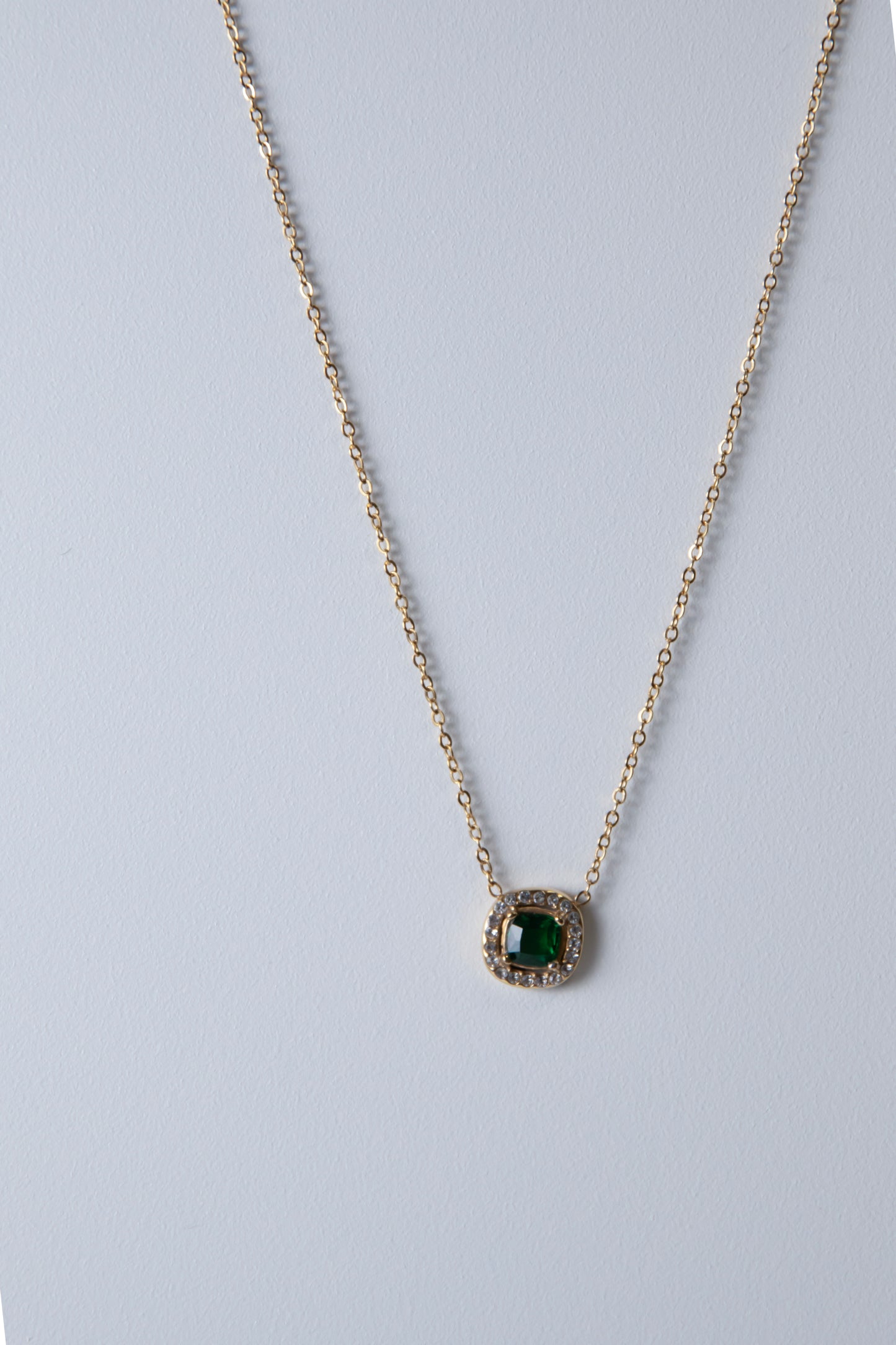 Set Elegante Piedra Verde